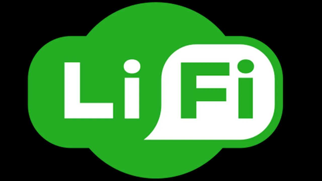 Logo de Li-Fi: Tecnología de comunicación inalámbrica usando luz visible.