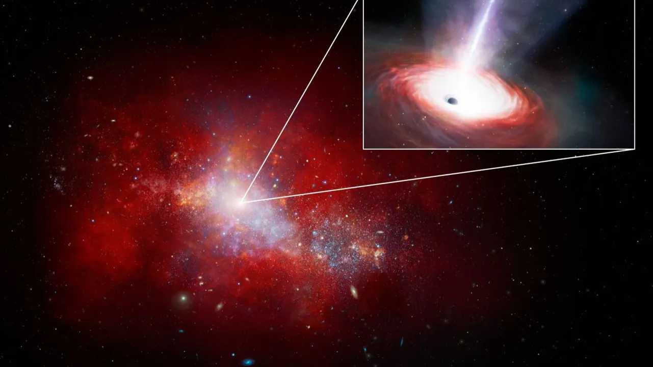 Identificaron un agujero negro supermasivo de baja masa situado en el centro de una galaxia.